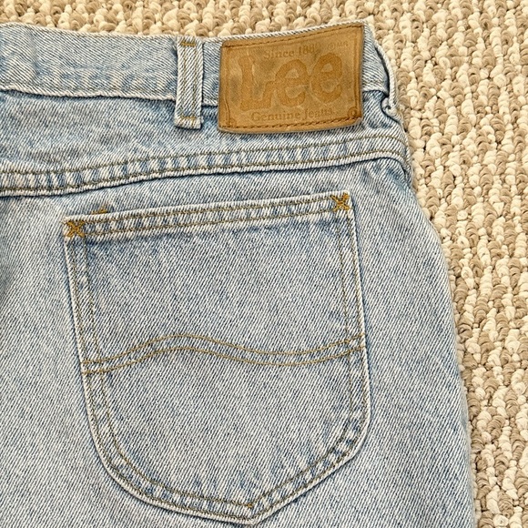 Vintage Lee 90’s Jeans High  Rigid Straight 🔥 Light Wash - Picture 4 of 15